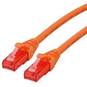 ROLINE LAN Cat 6 Component Level | UTP-netwerkkabel met RJ45-stekker | Oranje 3m