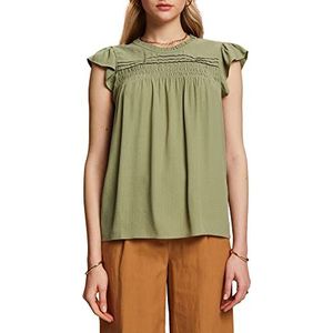 ESPRIT 063ee1f310 Damesblouse, Licht kaki (345)