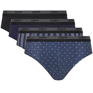 Dim Sous-vetement Homme Set van 4 verpakkingen slips voor heren (4 stuks), Meerkleurig