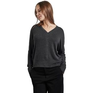 T-shirt avec détails scintillants, Anthracite, 38