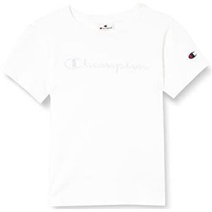 Champion T-shirts voor kinderen en jongeren, wit, 9-10 jaar, Wit.