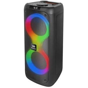 Trevi XFest XF 480 KB draadloze luidspreker, 35 W, draagbare luidspreker met dynamische microfoon, USB-ingangen, SD-microfoon, AUX-IN, TWC-functie, karaoke-partyluidspreker met geïntegreerde batterij