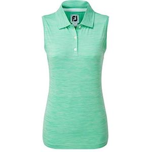 Footjoy Dames Lisle T-shirt mouwloos, Groen