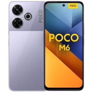 POCO M6 Smartphone, MediaTek Helio G91,6.79”Display, 108MP Main Camera, 5030mAh 33W 6GB 128GB Purple