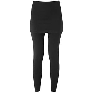 Joe Browns Essentiel dameslegging, 2-in-1 legging met rok, zwart, maat M, zwart.