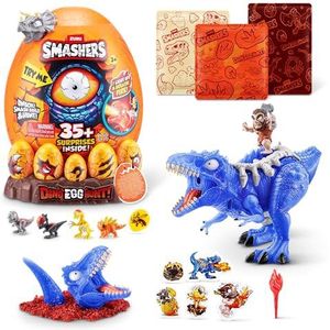 Smashers Dino Egg Hunt van ZURU Lichtgevend vuurspuwspeelgoed, dinosaurussen, om te verzamelen, voor jongens en kinderen (Giganotosaurus)