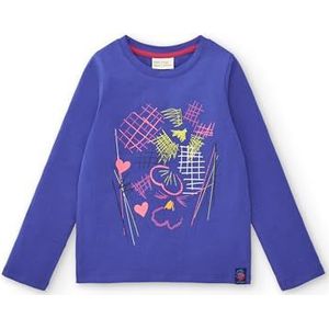 Tuc Tuc Cold Days Collectie Meisjes Grafische Print Blauw T-shirt (Maat 10 Jaar)