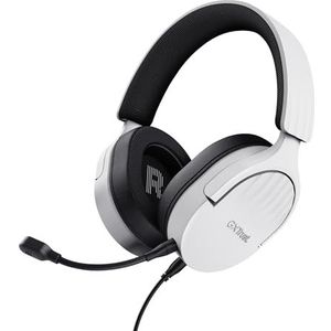 Trust Gaming GXT 489W Fayzo Gaming Headset voor PC, PS5, PS4, Xbox Series X|S, Switch, Mobile, Audio Jack 3,5 mm, 35% gerecyclede kunststof, bekabelde gaming-hoofdtelefoon, over-ear microfoon,