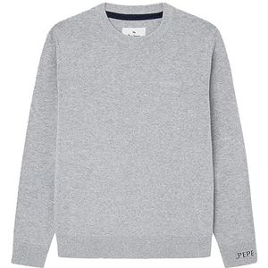 Pepe Jeans Tottenham Crew Pull pour garçon, Gris, 14 ans