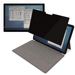 Fellowes Privascreen zichtbeschermingsfilter voor Microsoft Surface Pro™ 7 tablet, beschermt uw scherm tegen nieuwsgierige blikken, geschikt voor touchscreen, 28,8 x 19,7 cm, zwart, 4819601