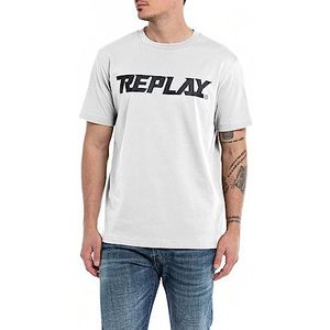 Replay M6658 T-shirt voor heren, Wit.