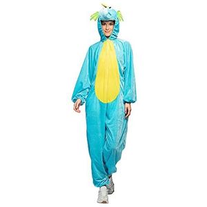 Boland - Hippocampuskostuum van pluche, uniseks, overall, onesie, kostuum voor carnaval en themafeest