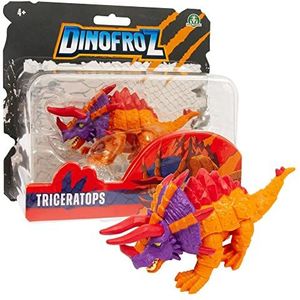 Dinofroz Blister met figuren Dino & Draken, assortiment B - Triceratops, actiefiguren met gewrichten en rijke details, voor kinderen vanaf 3 jaar, Dnb10300, Giochi Preziosi