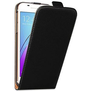 deinPhone HTC One A9 Flip Case Leather Case Black