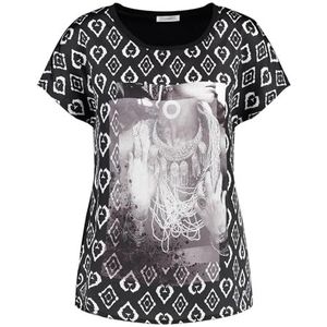 KEY LARGO T-shirt rond Tikka pour femme, Noir (1100), M