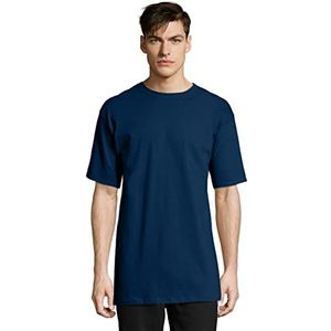 Hanes Heren T-shirt, marineblauw, 4X hoog, Navy Blauw