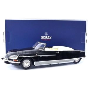 Norev NV181746 1:18 DS 21 Palm Beach 1968-Black Citroën verzamelmodel, meerkleurig