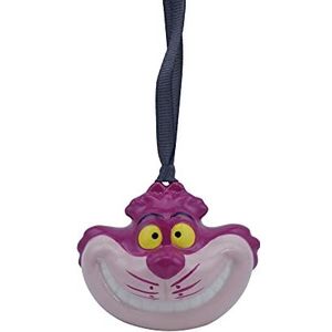 Disney Alice in Wonderland hangende boomversiering - Cheshire kat - 7,4 cm x 4,8 cm x 5,7 cm - Disney kerstboom decoratie - Alice in Wonderland geschenken