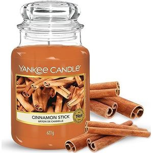 Yankee Candle-geurkaars | Cinnamon Stick Large Jar | Brandduur: tot wel 150 uur