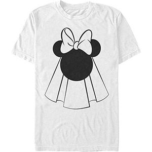 Disney Unisex T-Shirt Mickey Classic-Mouse Bride Organic Korte Mouw Wit M, Weiss