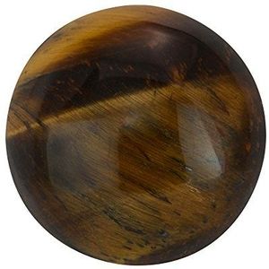 Quiges 12 mm verwisselbaar mini-stuk natuursteen (meerdere kleuren), Lak Stof Kubieke zirkonia roestvrij staal, Tijgeroog