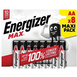 Energizer 8 stuks AA alkaline batterijen (Mignon/LR6)