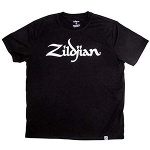 Zildjian Klassiek kinderlogo T-shirt, zwart.