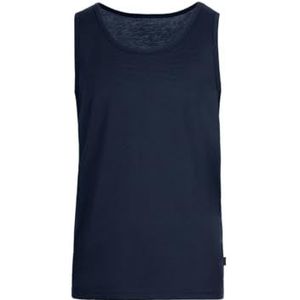 Trigema Dames shirt met schouderbandjes van 100% katoen, Navy Blauw