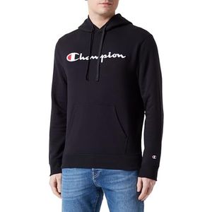 Champion Legacy Icons Heavy Spring Terry Sweatshirt met capuchon voor heren, zwart.