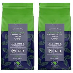by Amazon Braziliaanse koffiebonen, medium roostering, 1 kg (2 verpakkingen van 500 g) Rainforest Alliance gecertificeerd