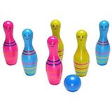 BS Toys Skittles Bowling Kegelspel - Hout - Geschikt voor Kinderen vanaf 4 Jaar - 6 Kegels
