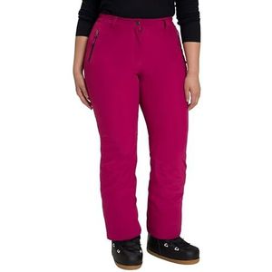 Ulla Popken Pantalon thermique pour femme, Noir, 44 grande taille