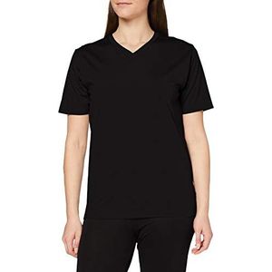 Trigema Deluxe Dames V-shirt katoen, zwart (008)