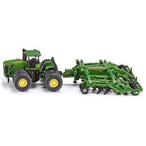 siku 1856 John Deere 9630 Tractor met Amazon Centaur, 1:87, metaal/kunststof, groen, cultivator voor transport