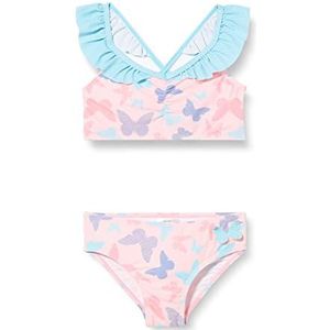 Playshoes Bikini voor meisjes, roze/vlinderpatroon