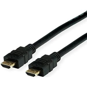 VALUE HDMI Ultra HD 4K kabel met ethernet, stekker / stekker, zwart, 1,0 m, voor optimale filmoverdracht met een resolutie tot 3840 x 2160 @ 60Hz
