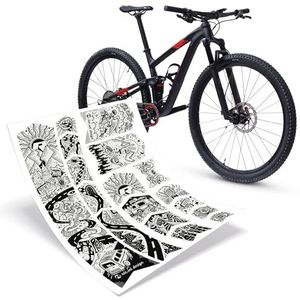 Riesel Design® - ""Frame:Tape 3000"" fietsframebescherming - Elegante beschermfolie voor fiets in 17 vormen sticker/mountainbike beschermfolie voor het hele frame - Vanlife