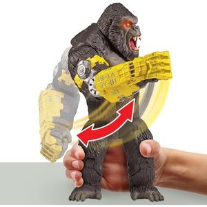 Giochi Preziosi Godzilla voor Kong The New Empire - Reuzenkong 35 cm scharnier, zeer gedetailleerd met geluidslicht en bol-shots-functie, voor kinderen vanaf 4 jaar, zoals in de film