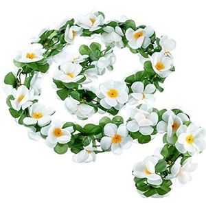 Basil BA 50182 Ghirlanda di Fiori, Bianco Donna, Taglia Unica