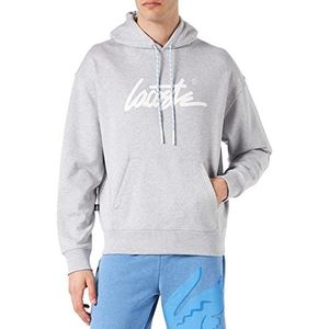 LACOSTE L!VE Sweatshirt, Zilver/Wit