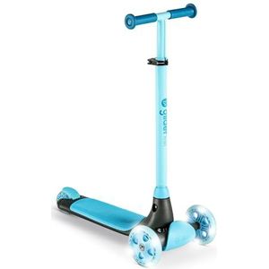 Yvolution kinderstep Y Glider Kiwi | Scooter met drie wielen met lichtgevende wielen | vanaf 3 jaar en meer (blauw)