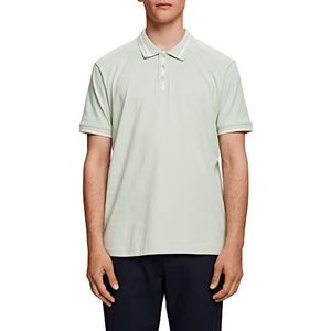 ESPRIT 043ee2k322 Poloshirt voor heren, Pastel Groen