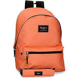 Pepe Jeans Aris Bagage Messenger Bag, uniseks, Oranje, 31x44x15 cms, Laptoprugzak + schooltas