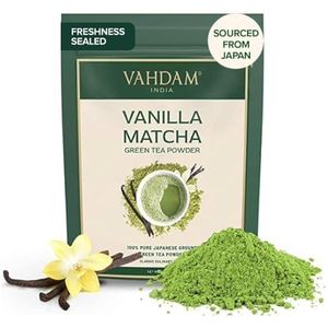 VAHDAM, Matcha groene thee (50 kopjes) 100 g | Matcha-theepoeder 100% Japanse oorsprong PURE