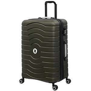it luggage Intervolve trolley met 8 wielen, 71,1 cm, Donkere Olijf, 28"", It Luggage Intervolve trolley met 8 wielen, 71 cm, geruit