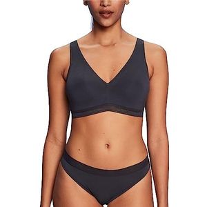 ESPRIT Modal W.Logo Elastic Wireless Padded Soutien-gorge rembourré pour femme, gris, 90B