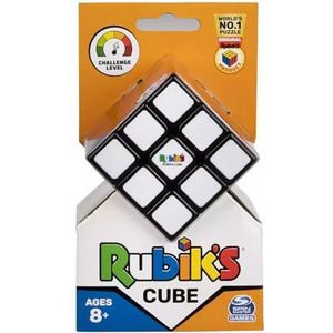 Rubik's, Spin Master, de klassieke kubus 3 x 3, het origineel, voor kinderen vanaf 8 jaar, professionele puzzel met kleurcobinatie, probleemoplossend