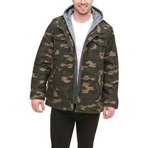 Levi's Veste à capuche militaire pour homme, camouflage, XXL grande taille, Camouflage, XXL grote maten