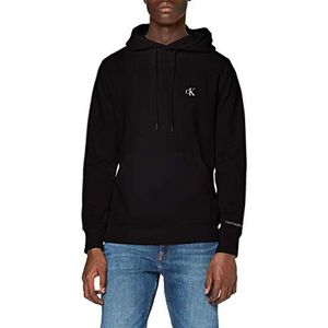 Calvin Klein Jeans CK Essential Hoodie Sweatshirt voor heren, Zwart