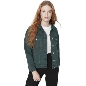 TRENDYOL Blazer – kaki – regular, groen, M, Grün